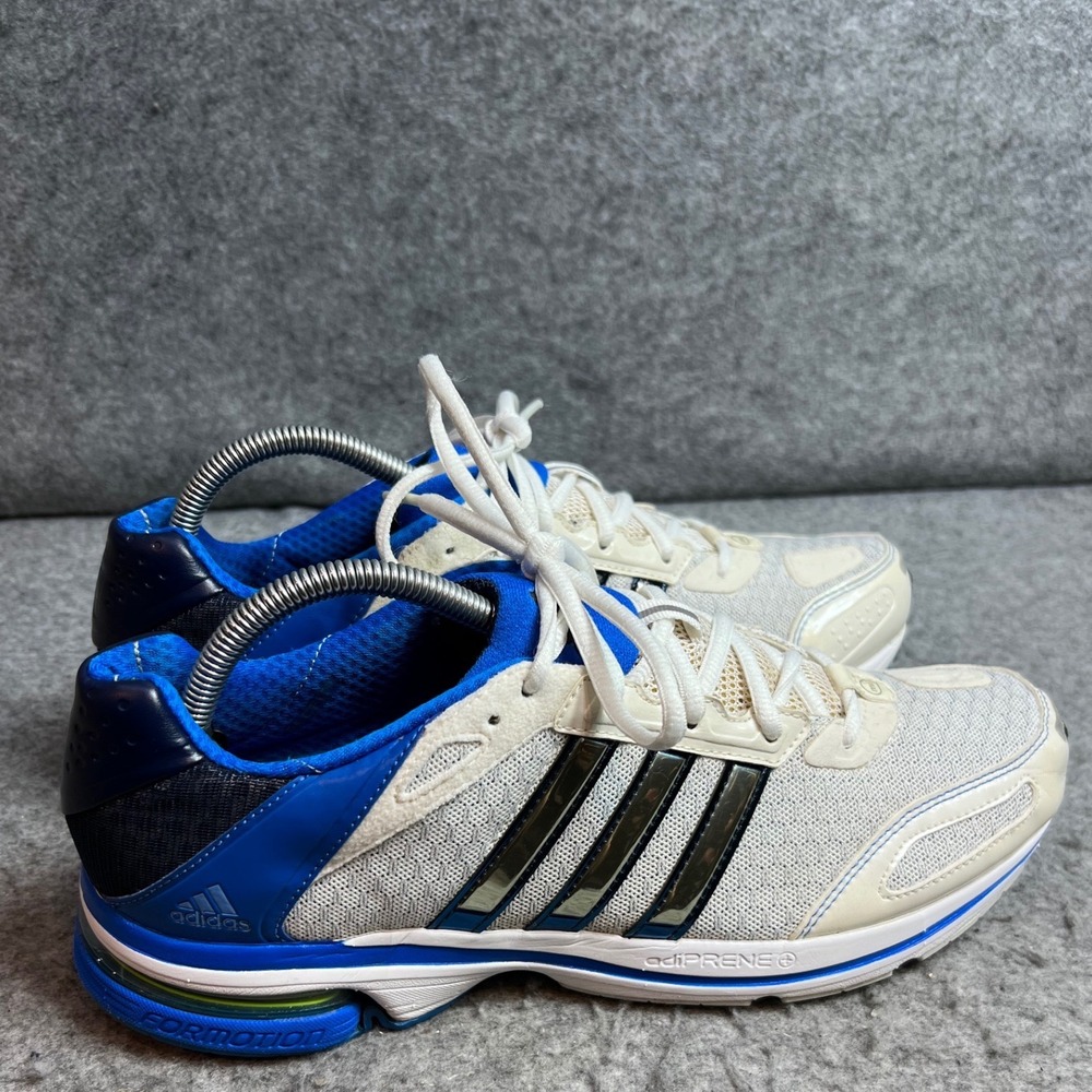 Adidas Supernova Glide 4 Mens Running Shoes White Blue Silver V23512 Size 9.5 - Picture 3 of 9